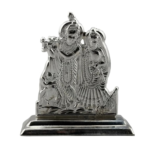 Sterling Silver (92.5% purity) Radha Krishna Idol 22gm –