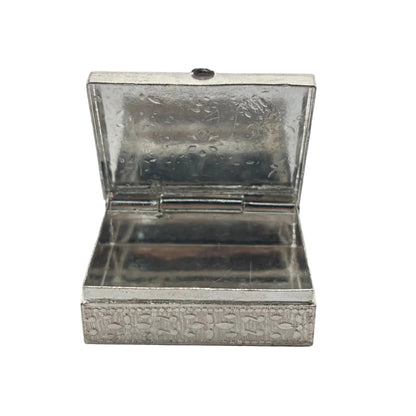 Silver Rectangle Box Engraved Floral Handcrafted (50g)