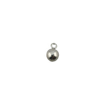 Load image into Gallery viewer, Silver Round Ball Spacer Bead Handcrafted (4.26g) - Beads
