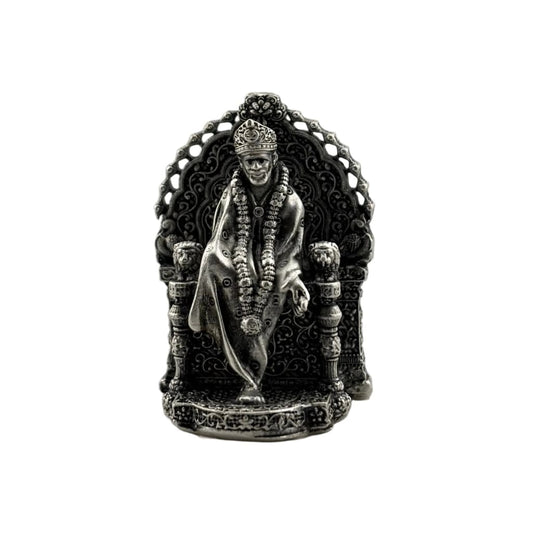 Sterling Silver (92.5% purity) Sai Baba Idol 35gm