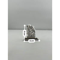 Load image into Gallery viewer, Silver Shiva Family Idol 10gm – Spiritual Shiv Parivar Murti for Home Mandir

