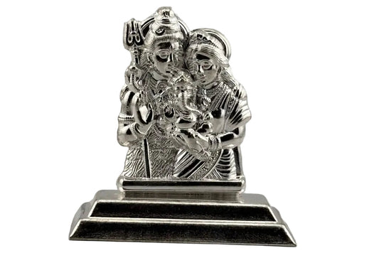 Sterling Silver (92.5% purity) Shiva Family Idol 30gm –