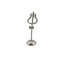 Load image into Gallery viewer, Silver Trishul with Stand Pooja Piece (8.55g) - 999 Pure
