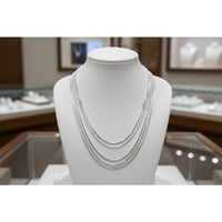 Load image into Gallery viewer, Slim Box Chain Necklace 925 Sterling Silver 20 Inch