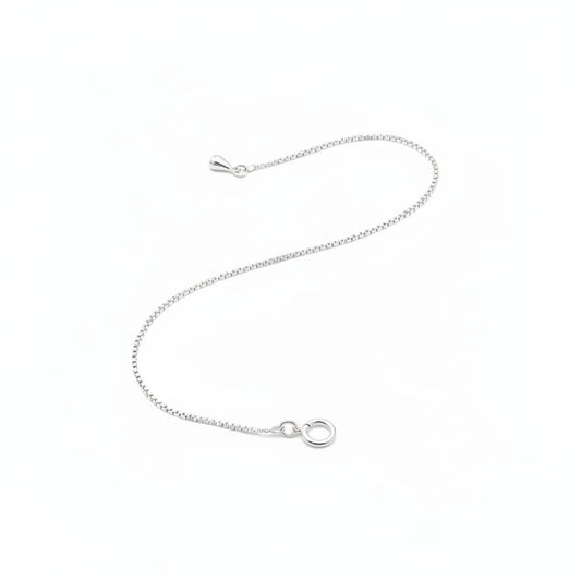 Slim Chain Anklet – 925 Sterling Silver Minimal Everyday