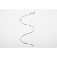 Load image into Gallery viewer, Snake Chain Silver Necklace in 925 Sterling Silver
