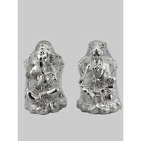 Load image into Gallery viewer, Solid Silver Ganesh Lakshmi Idol 150gm each - Idol

