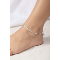 Load image into Gallery viewer, Stacked Bead Harmony Silver Anklet – 99.9% Pure Silver – Weight:20g

