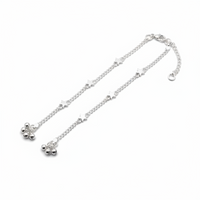 Load image into Gallery viewer, Star Charm Chain Anklet – 925 Sterling Silver – Adjustable-30g
