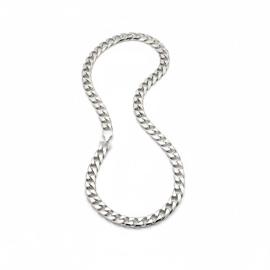 Sterling Silver (92.5% purity) Diamond Cut Cuban Chain