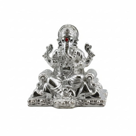 Sterling Silver (92.5% purity) Ganesh ji Idol – pure