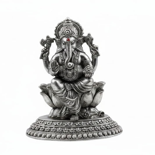 Sterling Silver (92.5% purity) Lord Ganesh Idol – Ganesha