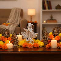 Load image into Gallery viewer, Sterling Silver (92.5% purity) Lord Krishna Idol 32gm –
