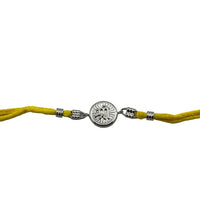 Load image into Gallery viewer, Sterling Silver (92.5% purity) Rakhi Shri / rakhi for bhai
