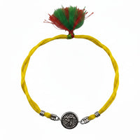 Load image into Gallery viewer, Sterling Silver (92.5% purity) Rakhi Shri / rakhi for bhai
