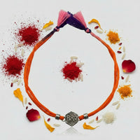Load image into Gallery viewer, Sterling Silver (92.5% purity)Rakhi thread BRO 1/ pure
