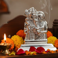 Load image into Gallery viewer, Sterling Silver (92.5% purity) Shiva Family Idol 10gm –

