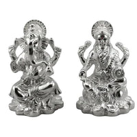 Load image into Gallery viewer, sterling Silver (92.5% purity) Solid Silver Ganesh Lakshmi
