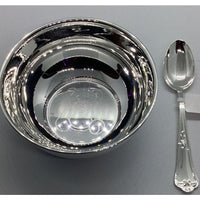 Load image into Gallery viewer, Sterling Silver 925 Teddy bear Bowl and spoon set ~9CM
