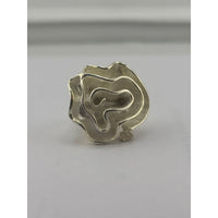 Load image into Gallery viewer, Sterling Silver Abstract Rose Swirl Ring
