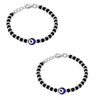 Load image into Gallery viewer, Sterling Silver Adjustable Nazariya Bracelet for Kids (1 – 3 Years)

