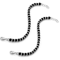 Load image into Gallery viewer, Sterling Silver Adjustable Nazariya Bracelet for Kids (5 – 6 Years) – 6 inch
