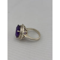 Load image into Gallery viewer, Sterling Silver Amethyst Ring
