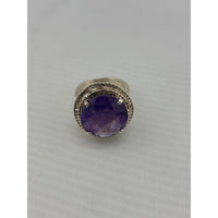 Load image into Gallery viewer, Sterling Silver Amethyst Ring
