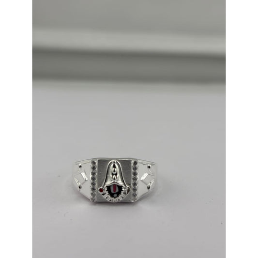 Sterling Silver Balaji Tilak Ring (5g) - Size V 1/2 - Rings