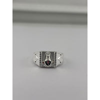 Load image into Gallery viewer, Sterling Silver Balaji Tilak Ring (5g) - Size V 1/2 - Rings