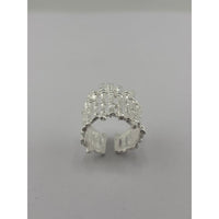 Load image into Gallery viewer, Sterling Silver Bamboo Lattice Ring (7g) - Rings