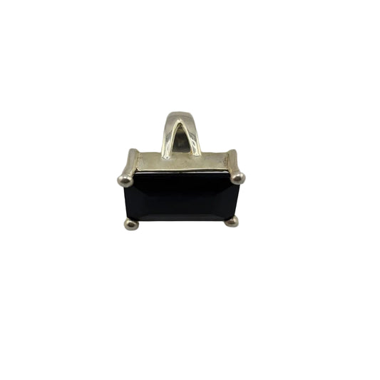 Sterling Silver Black Onyx Ring - Rings
