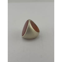 Load image into Gallery viewer, Sterling Silver Carnelian Signet Ring (15g) - Size O
