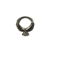 Load image into Gallery viewer, Sterling Silver Chevron Pave Ring (5.76g) - Size N
