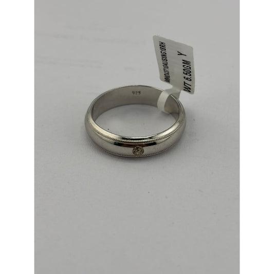 Sterling Silver Diamond Accent Ring - Rings