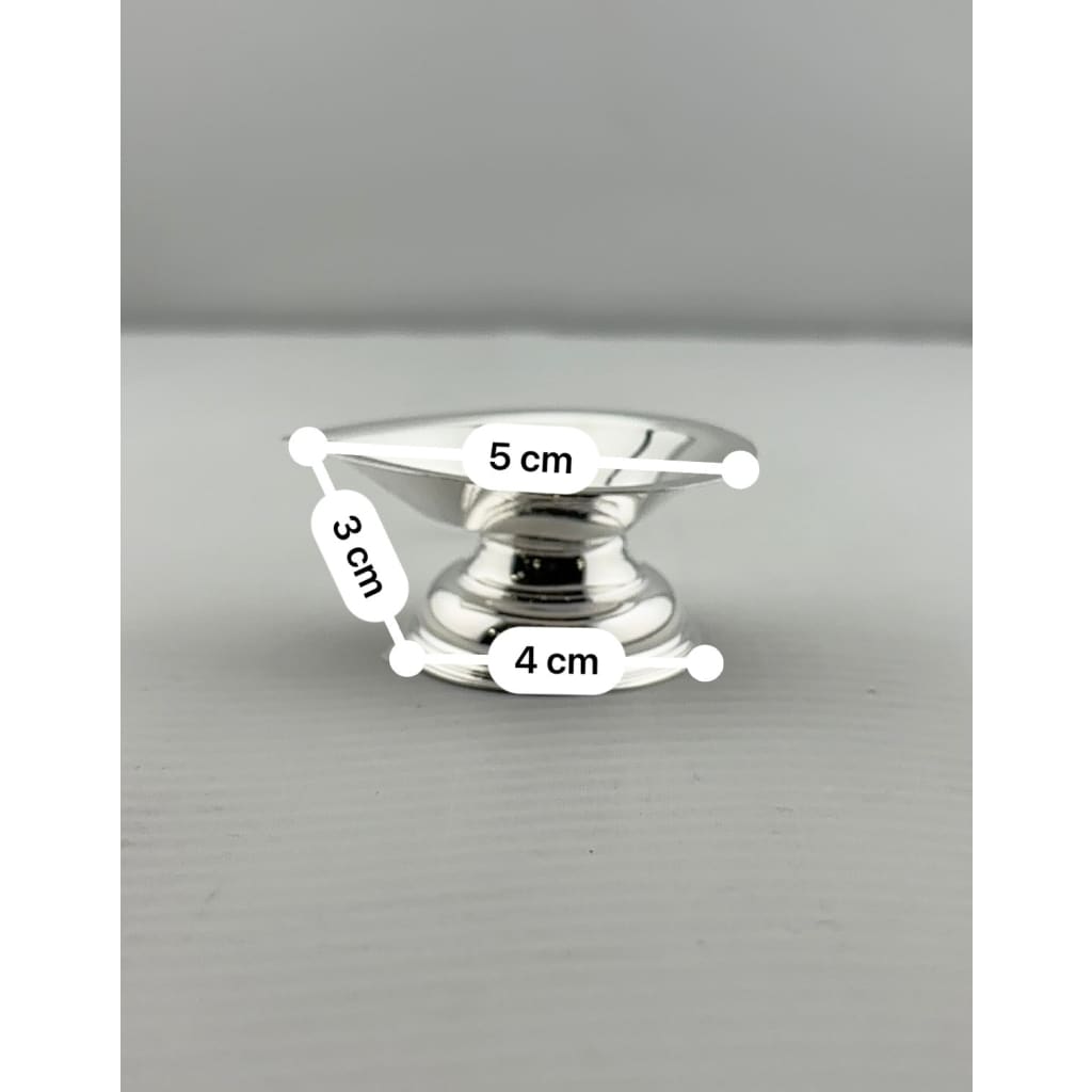 Sterling Silver Diya 14gm – For Daily Aarti & Worship