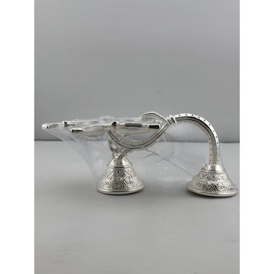 Silver Diya, 45gm – Traditional Design for Puja & Diwali
