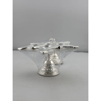 Sterling Silver Diya 45gm – Traditional Design for Puja &