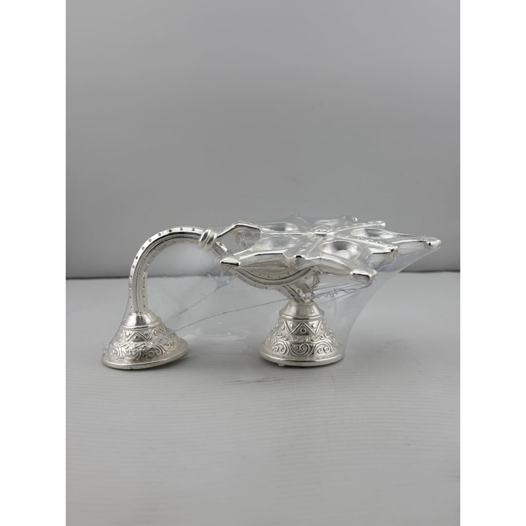 Sterling Silver Diya 45gm – Traditional Design for Puja &