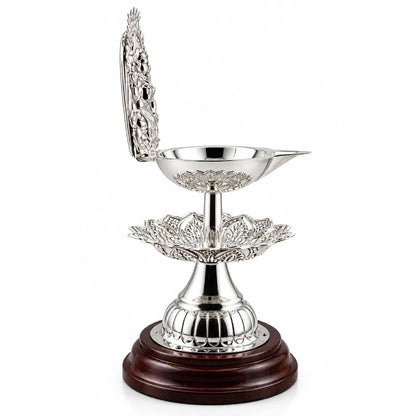 Sterling Silver Diya Centrepiece Lamp 86gm – Home Temple &