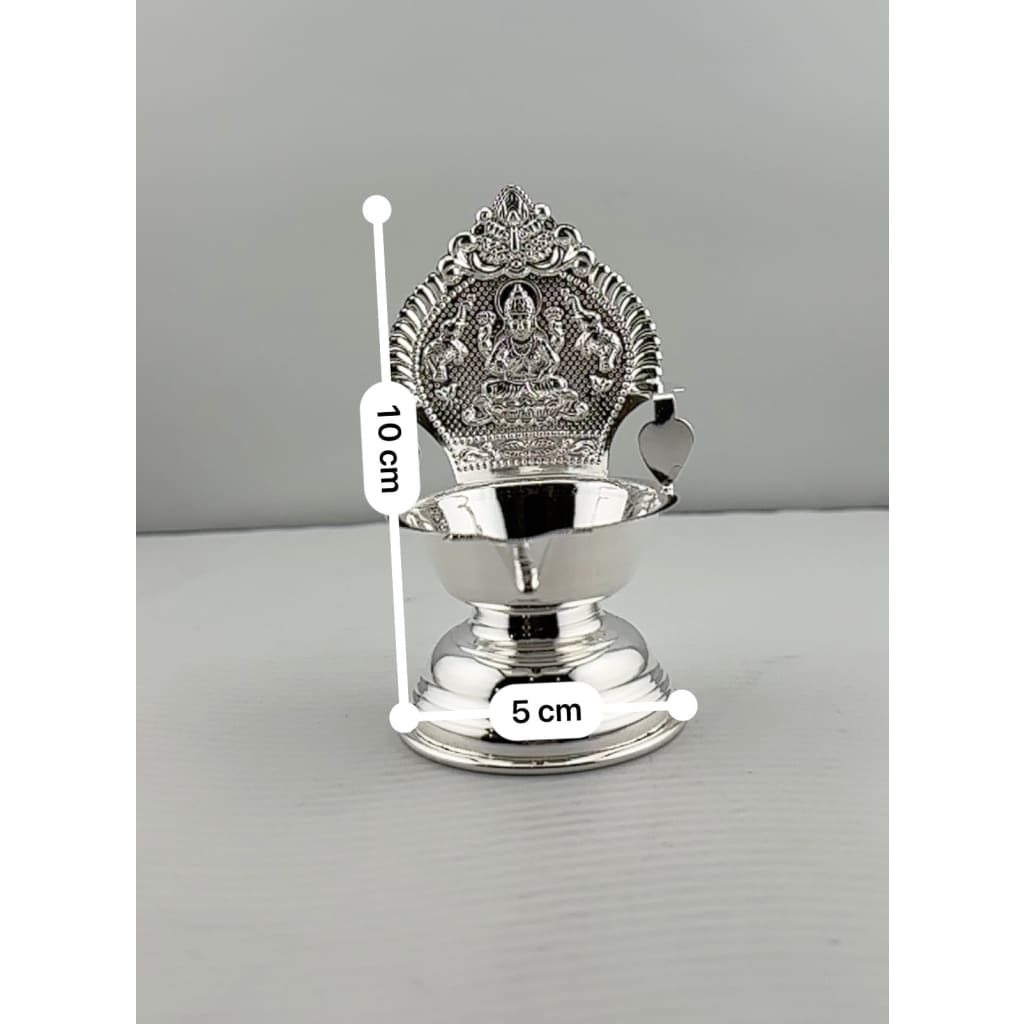 Sterling Silver Diya for Daily Worship 45gm - Puja Item