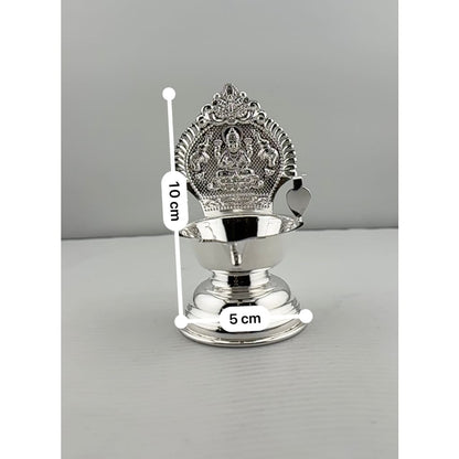 Sterling Silver Diya for Daily Worship 45gm - Puja Item