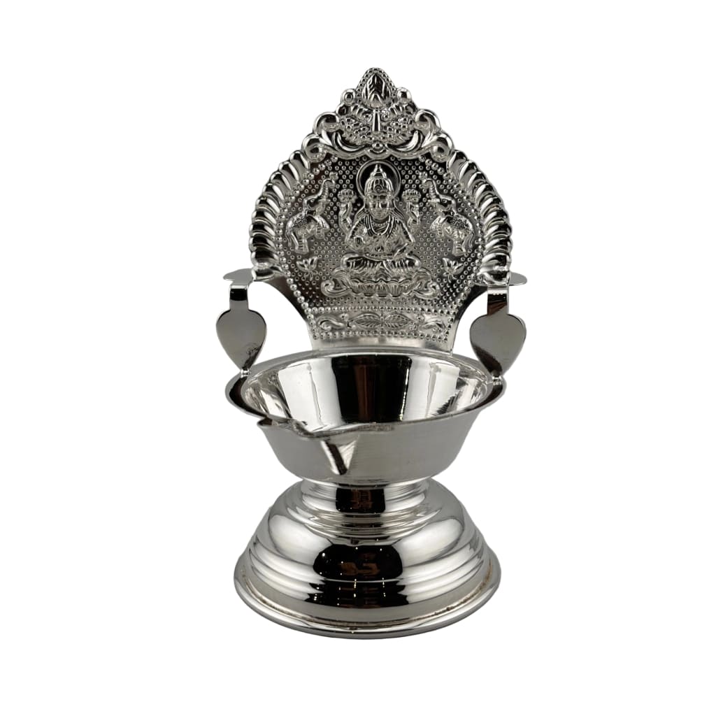 Sterling Silver Diya for Daily Worship 45gm - Puja Item