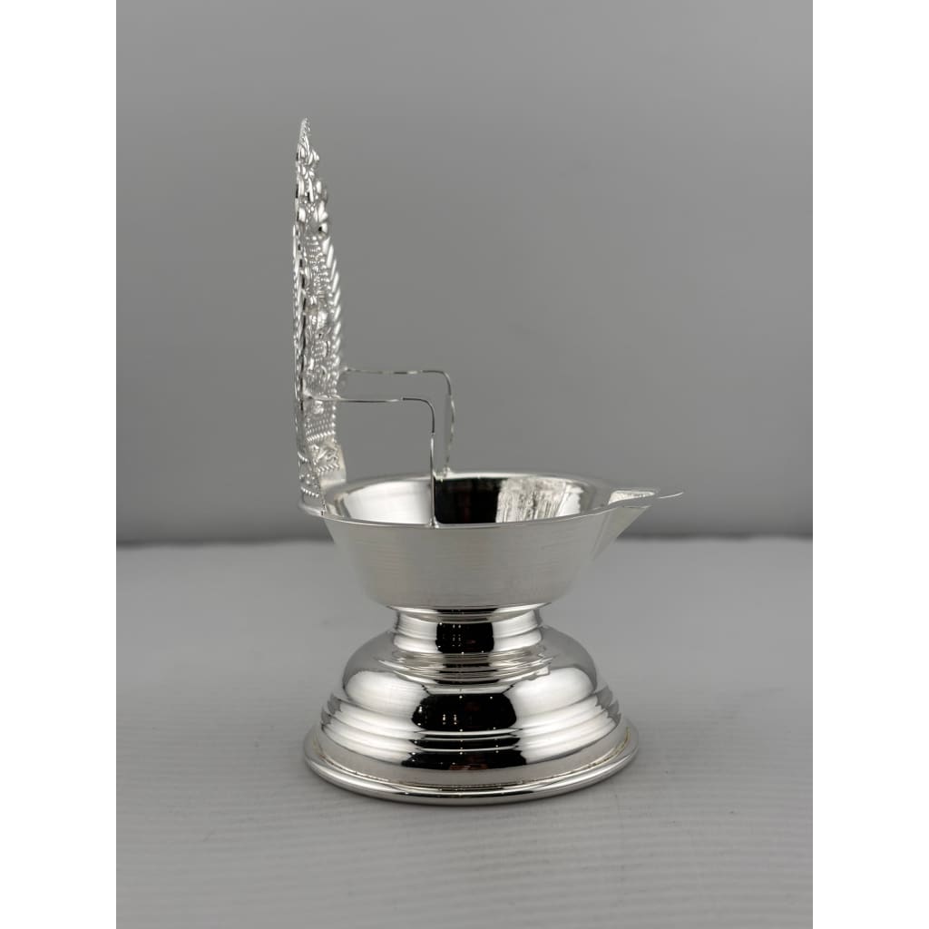 Sterling Silver Diya for Daily Worship 45gm - Puja Item