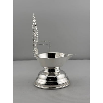 Sterling Silver Diya for Daily Worship 45gm - Puja Item
