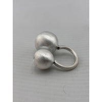 Load image into Gallery viewer, Sterling Silver Double Ball Ring (11.21g)
