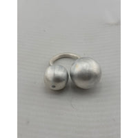 Load image into Gallery viewer, Sterling Silver Double Ball Ring (11.21g)
