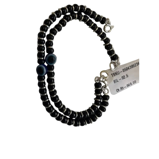 Sterling Silver Evil eye Nazariya Bracelet for Newborn
