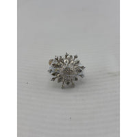 Load image into Gallery viewer, Sterling Silver Flower Ring (5.7g)
