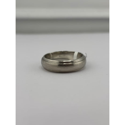 Sterling Silver Grooved Band Ring - Rings